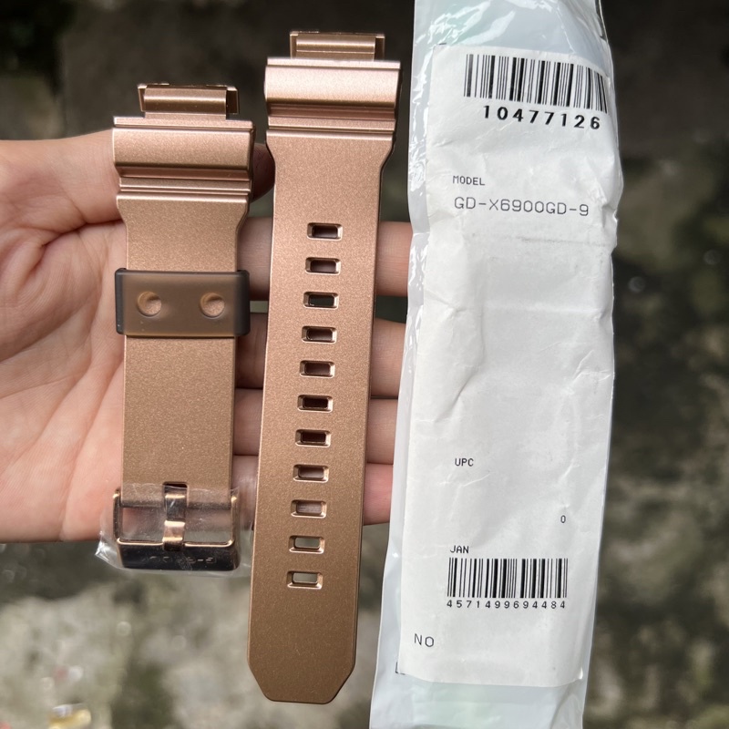 Strap tali jam tangan casio g-shock original GD-X6900GD 9 band GD X6900GD