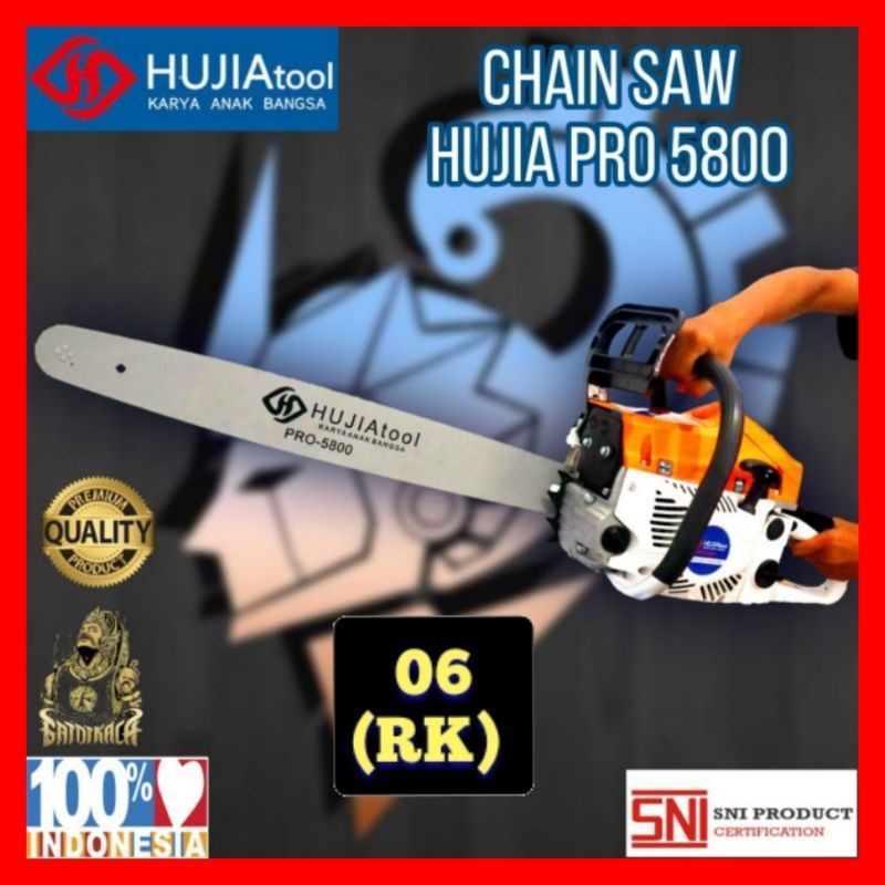 New ChainSaw hujia PRO-5800 / Mesin Gergaji Potong Kayu 2Tak 22 inchi