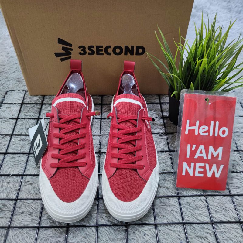 Sepatu sneakers 3second pria terbaru Original//152022218