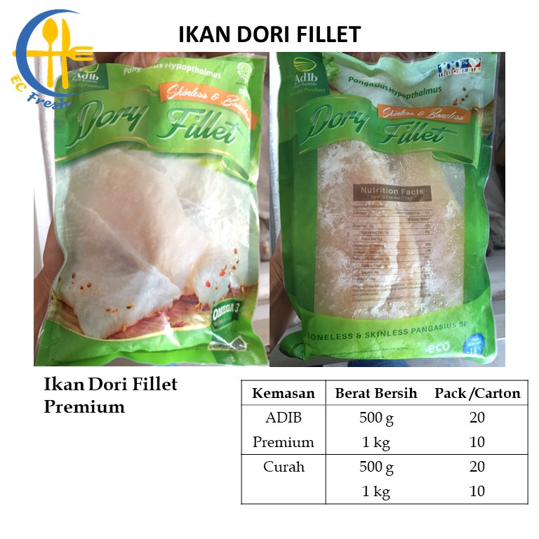

Premium Dori Fillet Ikan Pangasius