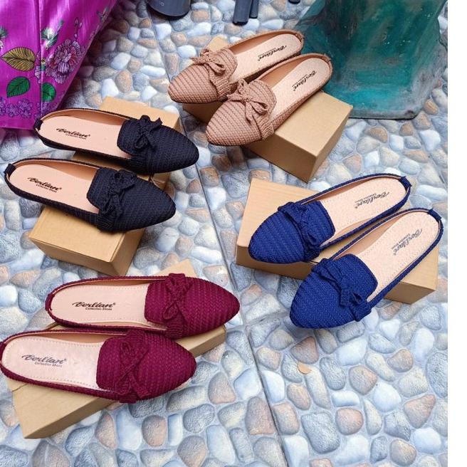 Paling Diminati Sepatu slop wanita /sepatu rajut /slop rajut /slop wanita / sepatu slop rajut