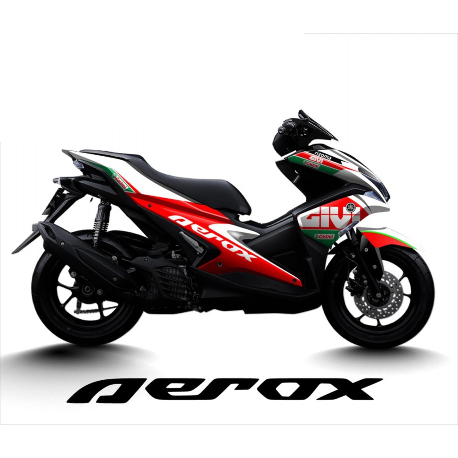 Decal Stiker Motor Yamaha Aerox 155 Modifikasi Aksesoris Variasi Full Body Shopee Indonesia