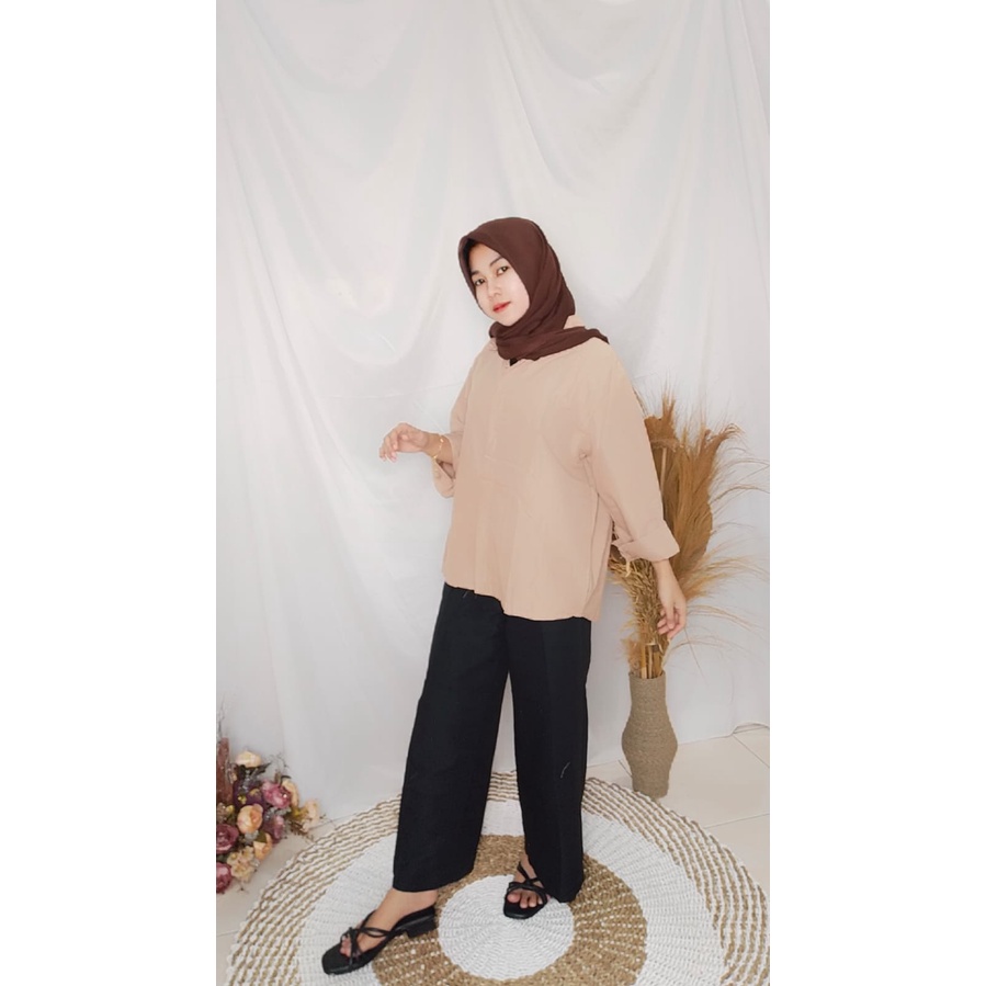 FR Fashion - Flowing Oversize / Kemeja Wanita - BN