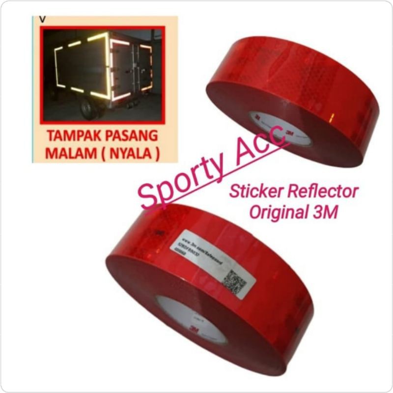 Stiker Mobil Box Refeltor Merk 3M Original Harga Per 1 Meter