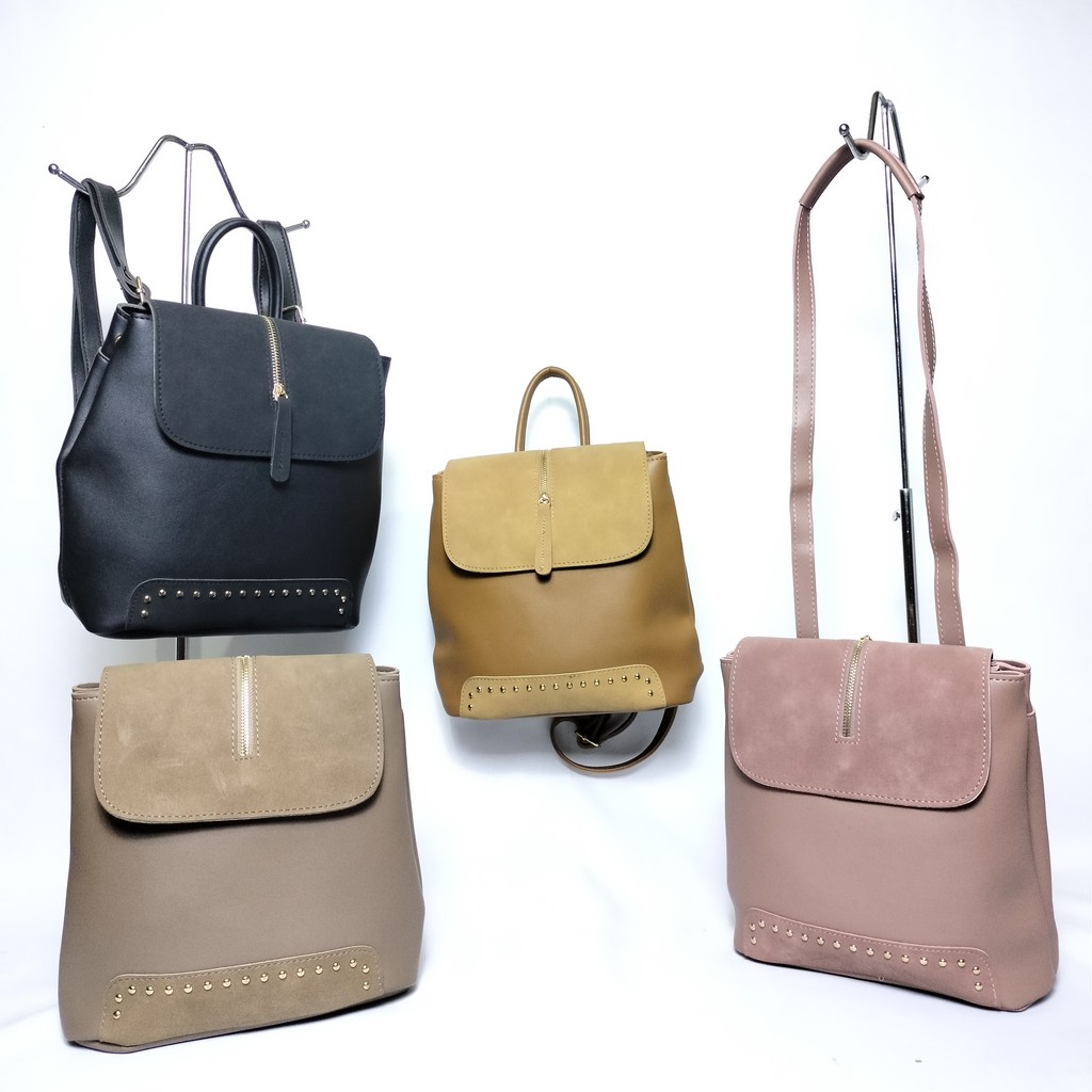 Tas Multifungsi Bisa Ransel Jinjing Selempang Backpack Wanita Import 840