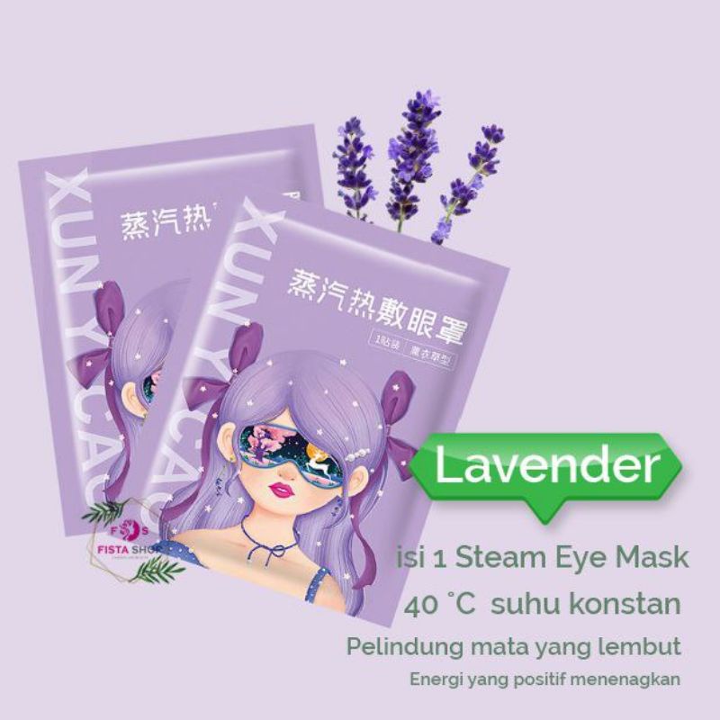 Steam Eye Mask Aromatherapy masker mata uap kompes mata lelah bebbo