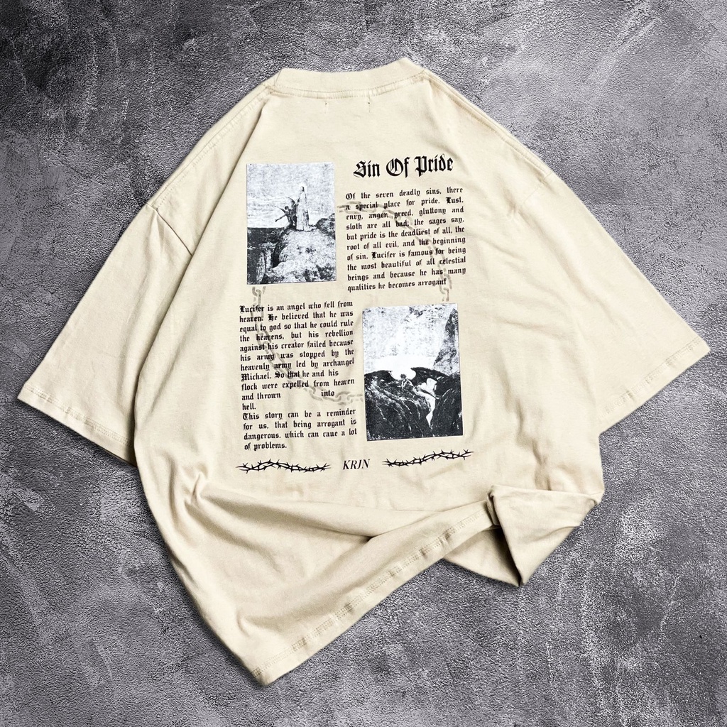 [Oversize] BAJU KAOS OVERSIZE / OVERSIZE T-SHIRT &quot;sin of pride&quot;