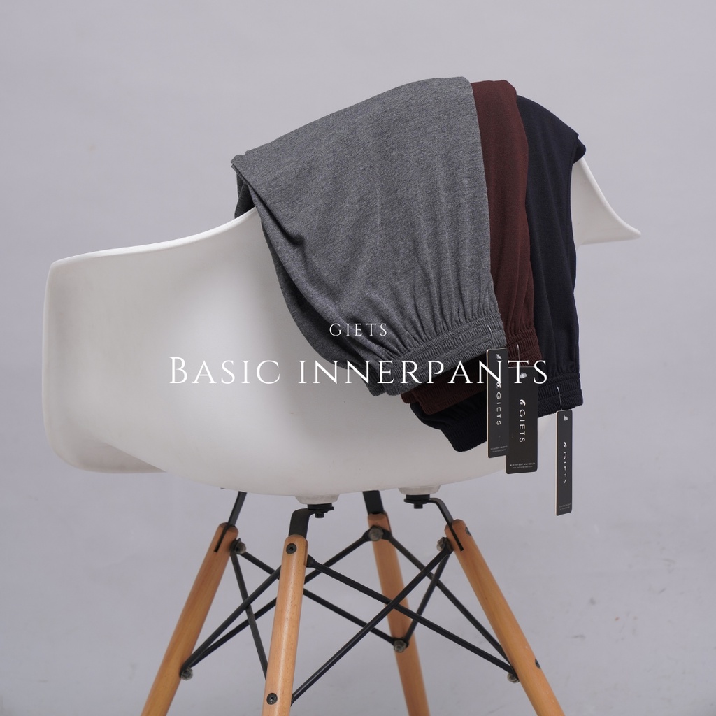 Giets - celamis model jogger / kerut - basic inner pants - legging muslimah