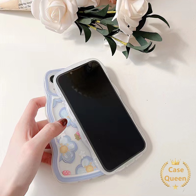 Casing Soft Case Bumper TPU Motif Strawberry Untuk Samsung A13 A12 A32 A52 A50s A30s A52s A50 M12