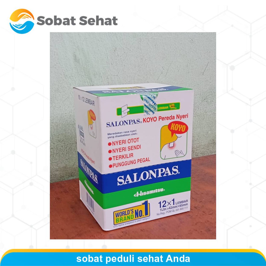 

Salonpas koyo isi 10 pack @ 12 lembar