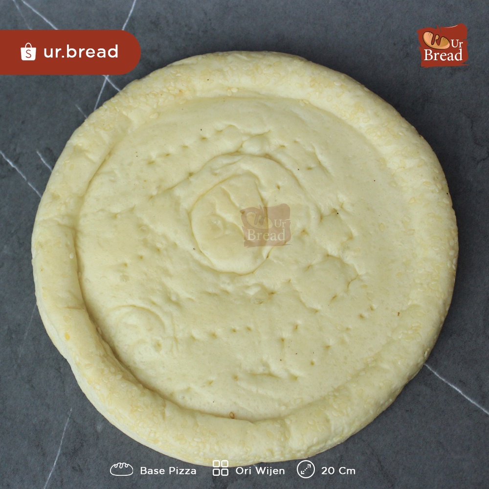 Roti Pizza Wijen Warna Ukuran 20cm | Base Pizza Wijen 20cm