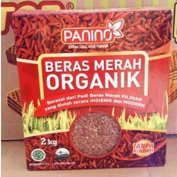 

PANINO beras merah organik 2kg tanpa rendam