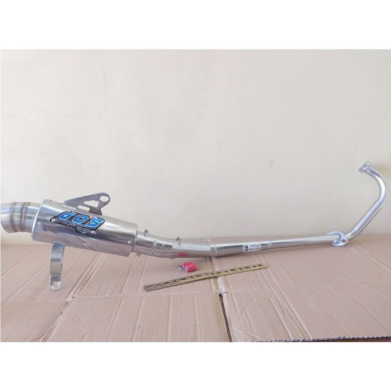 Knalpot Racing Dos untuk Jupiter MX Old Jupiter MX New 135