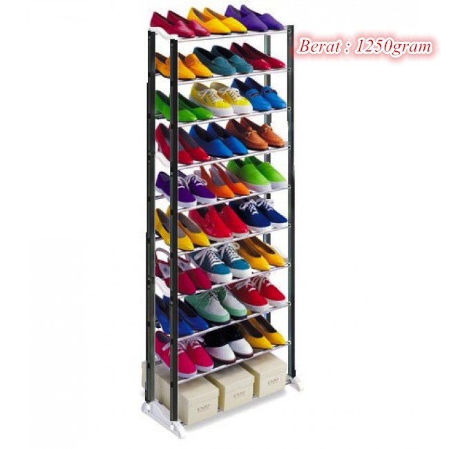 Amazing Shoes rack 10tingkat Rak  Sepatu  ajaib Shopee  