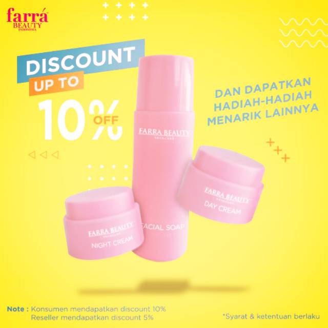 SKINCARE SET FARRA BEAUTY BPOM