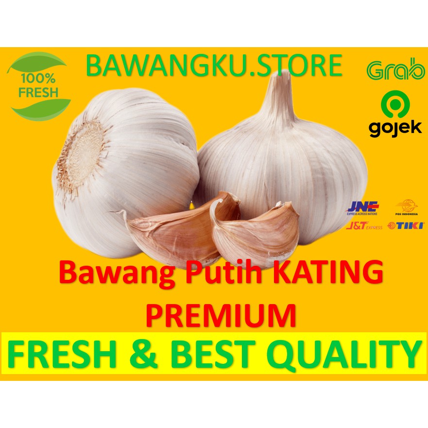 

BAWANG PUTIH KATING SUPER PREMIUM, GRADE A, WANGI, 250 GRAM