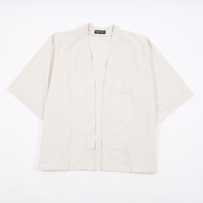 Kimono Outer Linen - Premium Quality - hijau army, All Size