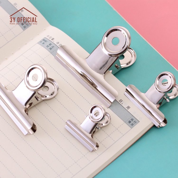 

SILVER METAL BULLDOG CLIP - JEPITAN KERTAS DOKUMEN BINDER CLIP