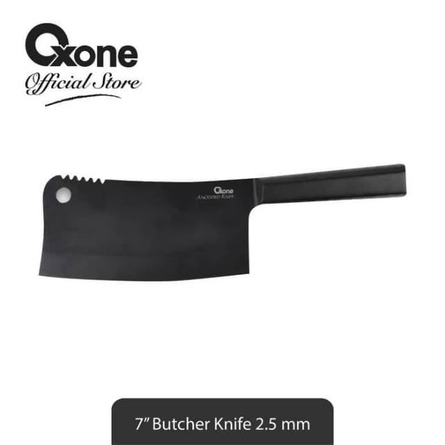 Pisau daging oxone full black Oxone Anodised Bone Knife 7" OX-61G