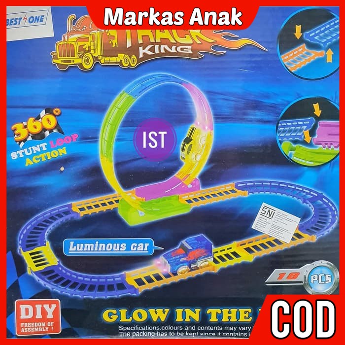 Mainan Anak Anak Umur 3 4 5 6 Tahun jalur Seluncur Seluncuran Perosotan Track Mobil Mobilan Diy Hadi