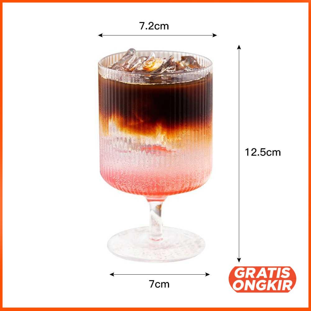 Gelas Puding Es Krim Jus Model Tangkai 280ml - KT010