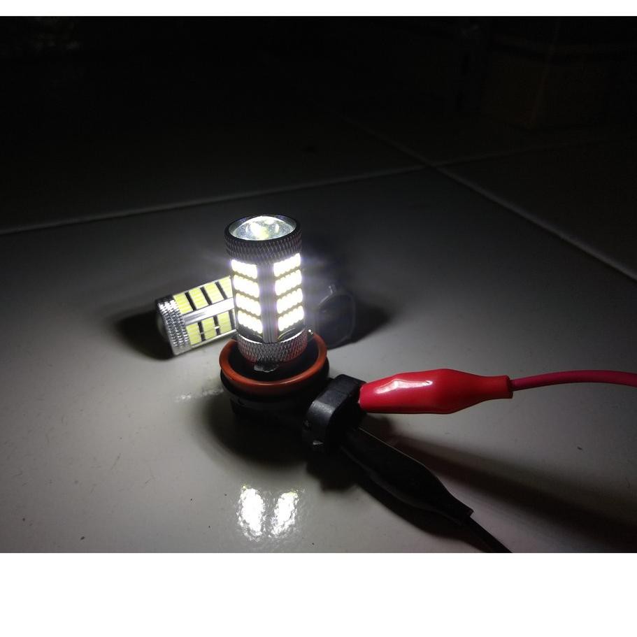 ☊ Foglamp H 11 Led H11 92 Titik Lensa Projector Putih ➼