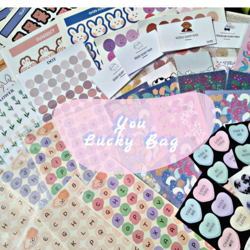 

(SALE)Lucky Bag By Youneeded_it/Lucky bag Memo Stiker Random