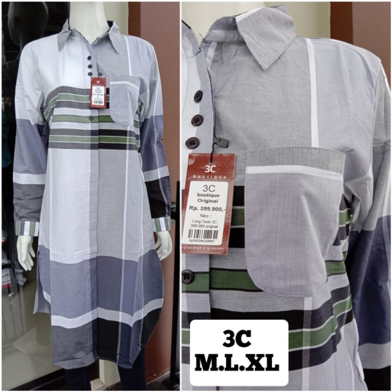 Long Tunik 3coin Original