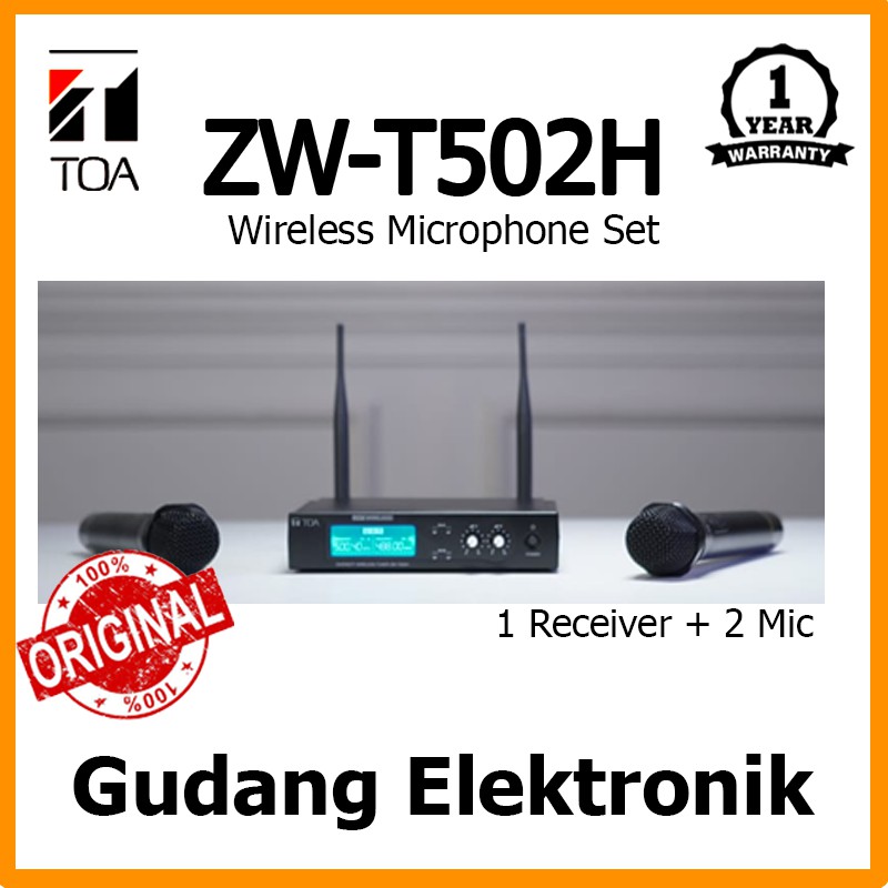 TOA ZW-T502H-AS -  Wireless Microphone Set
