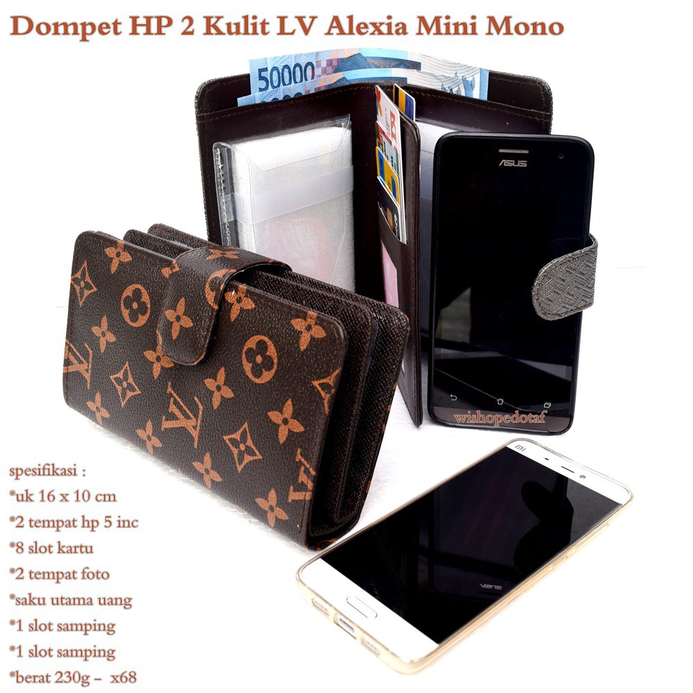 Dompet hp murah alexia kulit lv mini 2hp up to mono ↘↘↘ Save 40%