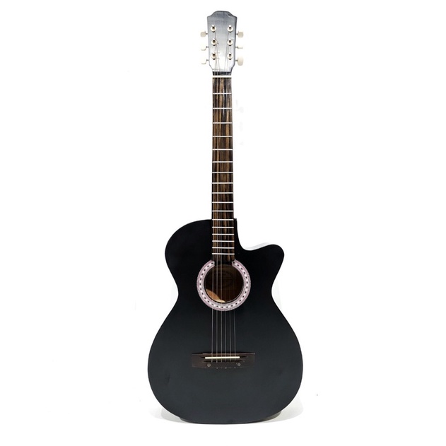 Gitar Akustik Yamaha Tipe F310 P Warna Hitam Doff Model Coak Senar String Murah Jakarta buat Pemula atau Belajar