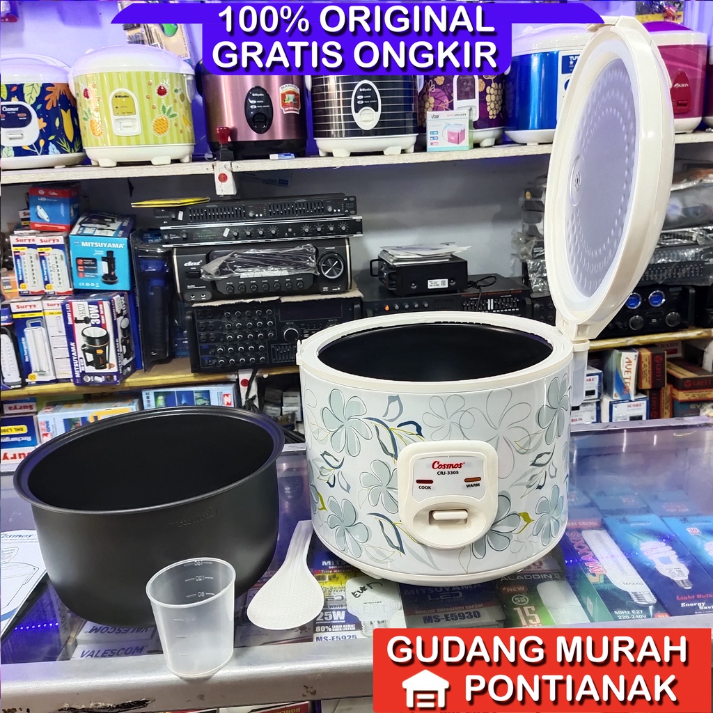 Rice cooker Cosmos CRJ 3305 1,8 Liter / Magic com Cosmos CRJ 3305 1,8 Liter /penanak nasi