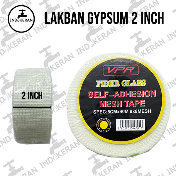 INDOKERAN - Lakban Kasa Gypsum - 2 Inch