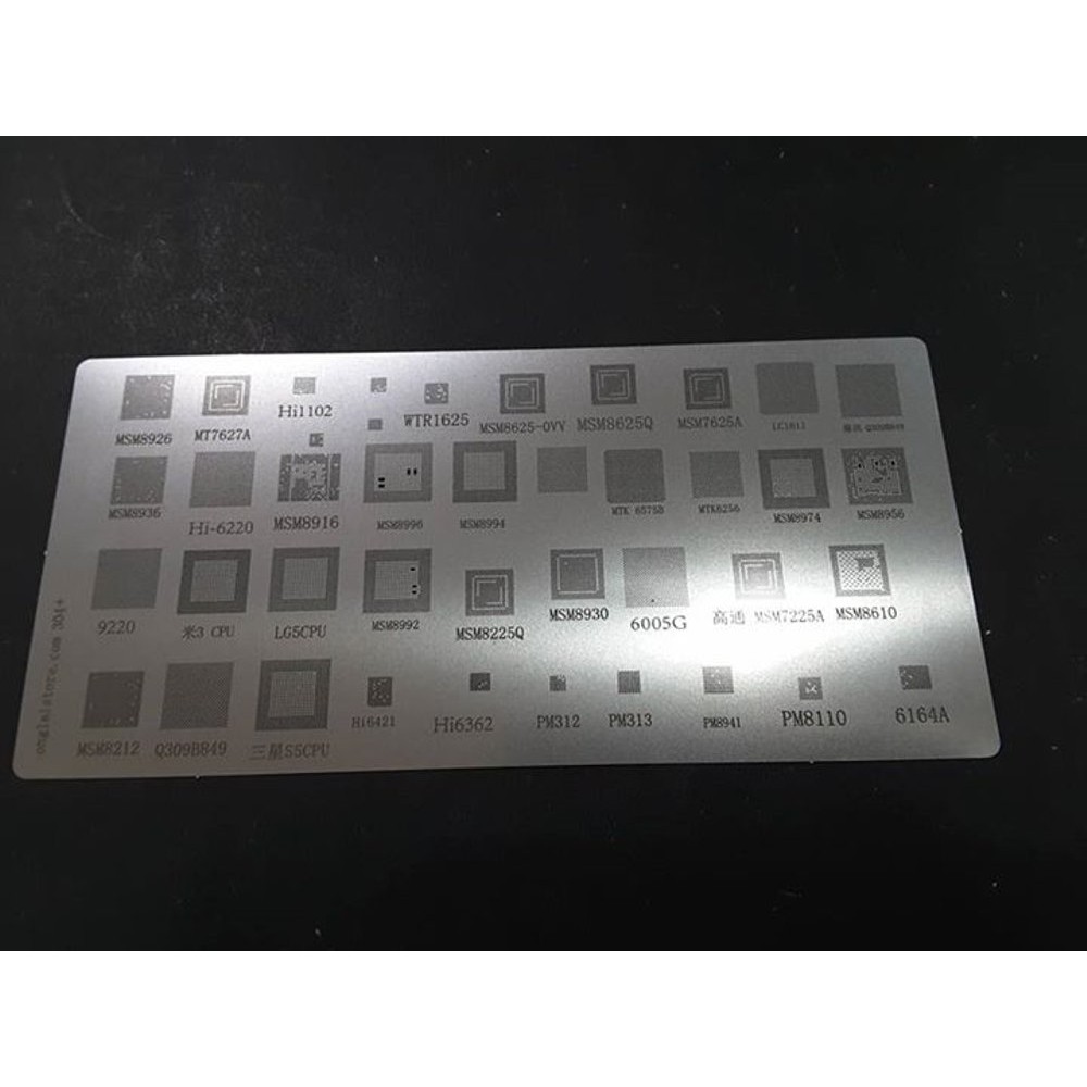 Cetakan Ic Bga universal zigzag Bahan 304 tebal