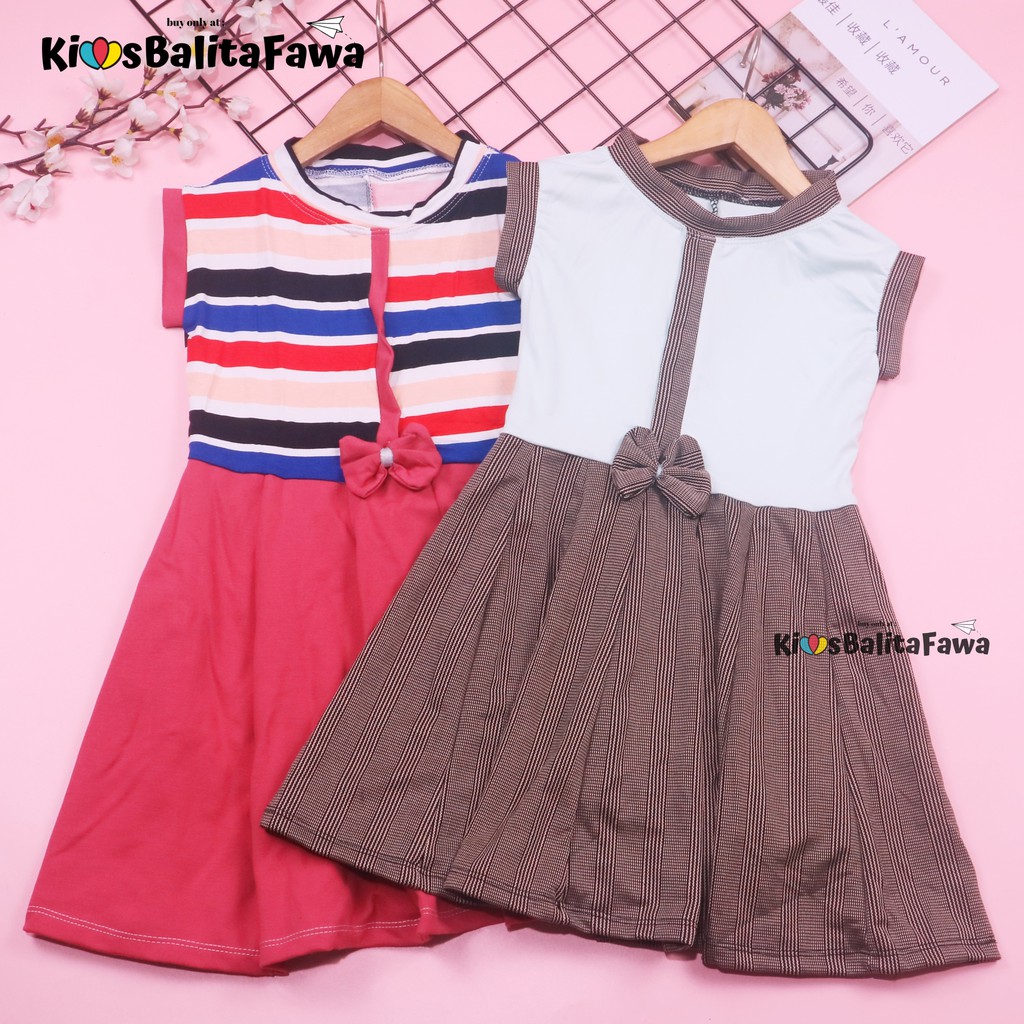 Dress Lala uk. 4-5 Tahun / Dress Balita Dress Anak Cewek Dress Import Dress Yukensi Dress Murah