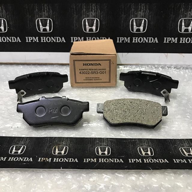 43022 SR3 Brake Pad Kampas Rem Belakang Honda Jazz GD3 VTEC S RS GE8 City Z GD8 GM2 Civic Genio Ferio