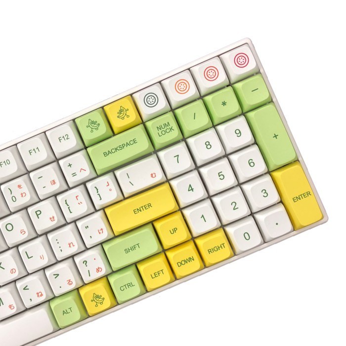 KEYCAPS BANANA FRUIT PBT XDA PROFILE JAPAN ROOT MECHANICAL KEYBOARD