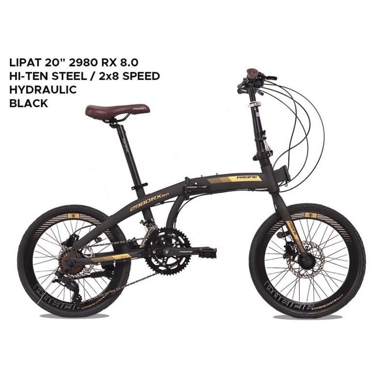 Sepeda lipat foldingbike PACIFIC 2980 RX 8.0 hidrolik New