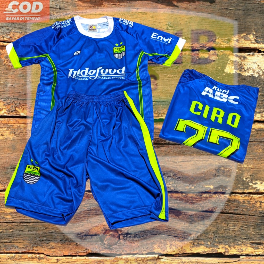 TERLARIS kaos bola CIRO 2023 beckham setelan anak 1-14th kiper teja printing