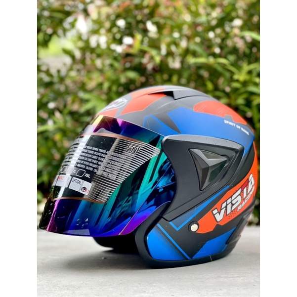 Helm Ghm Vista Half Face Motor Dewasa Pria Wanita Sni