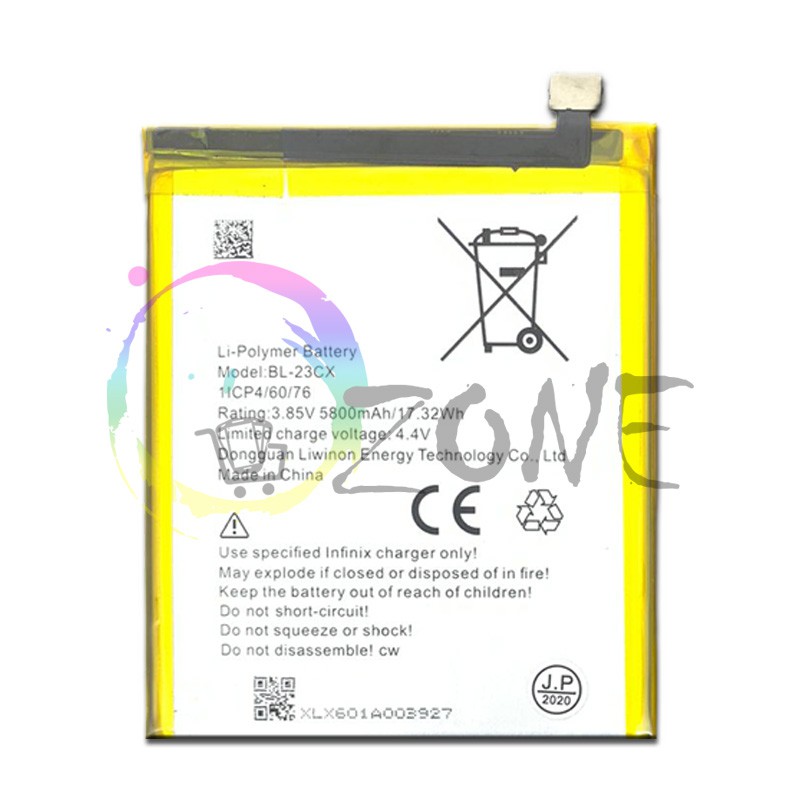 BATERAI BATRE INFINIX ZERO 2 X509 - BL-23CX BATTERY