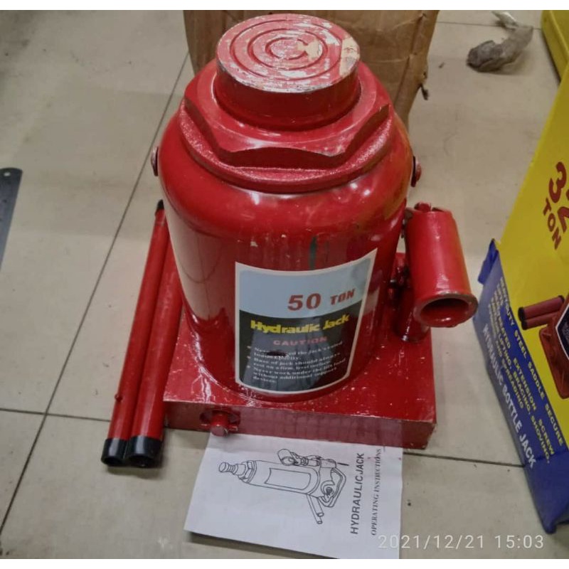 Dongkrak Botol 100 ton Hidrolik / Hydraulic Jack - Truck & Mobil
