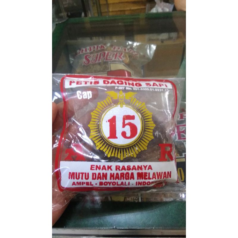 

PETIS DAGING SAPI CAP 15 berat 250gram