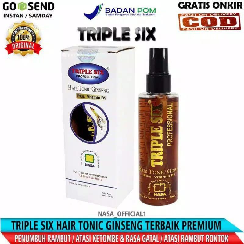 Penumbuh Rambut Botak - Triple Six - Penumbuh Rambut Rontok - Penumbuh Rambut Alami - Rambut Botak