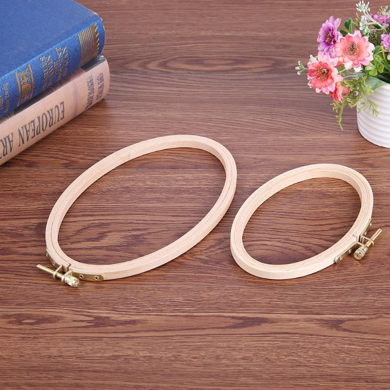 Midangan Import Bamboo Oval - Midangan Pembidang Hoop - DIY sulam hoopart