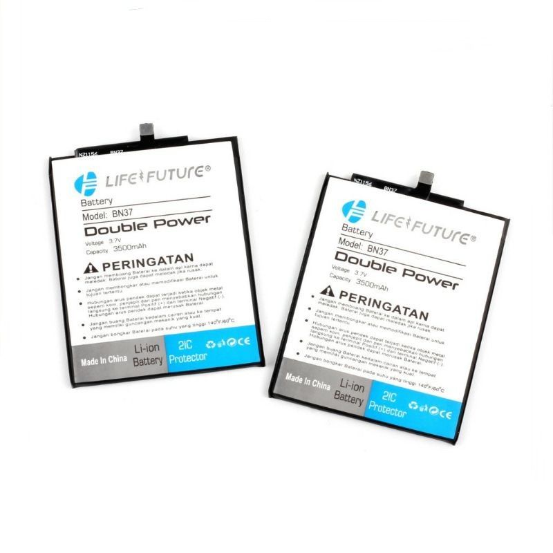 BATERAI XIAOMI REDMI 6 / 6A / 6 PRO / BN 37 / BN37 / BN-37 DOUBLE POWER LIFE FUTURE