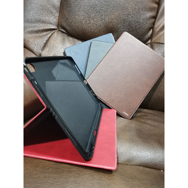 Sarung Buku Ipad Air 4 Air4 Leather Case Flip Cover Casing Folio Book Softcase Silicon Pelindung Dompet Kulit Tempat Pen slot kartu