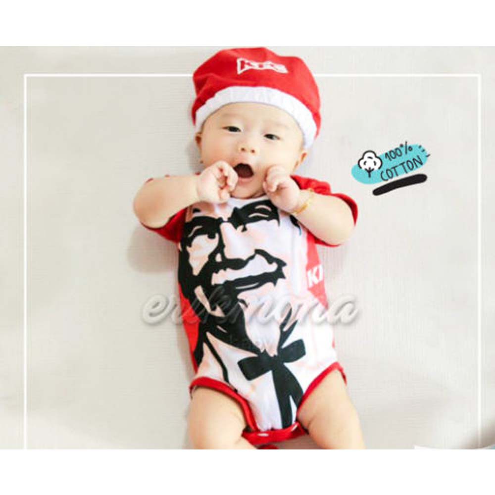 Jumper Bayi Lucu Bisa Untuk Laki Laki Perempuan Karakter KFC