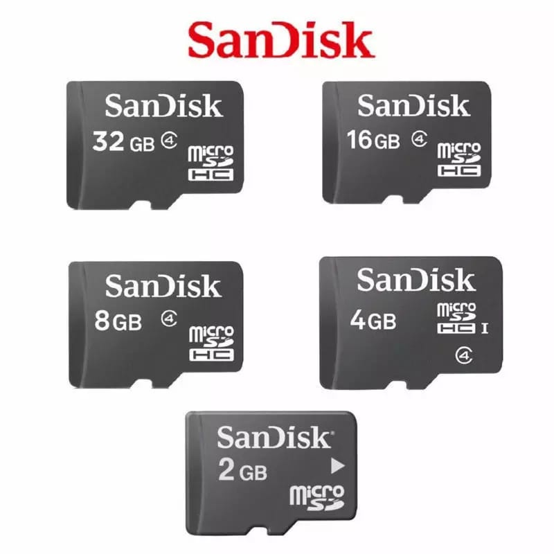 hokkiterus21 Memori flash disk Flashdisk  micro sd sandisk 8gb 32gb