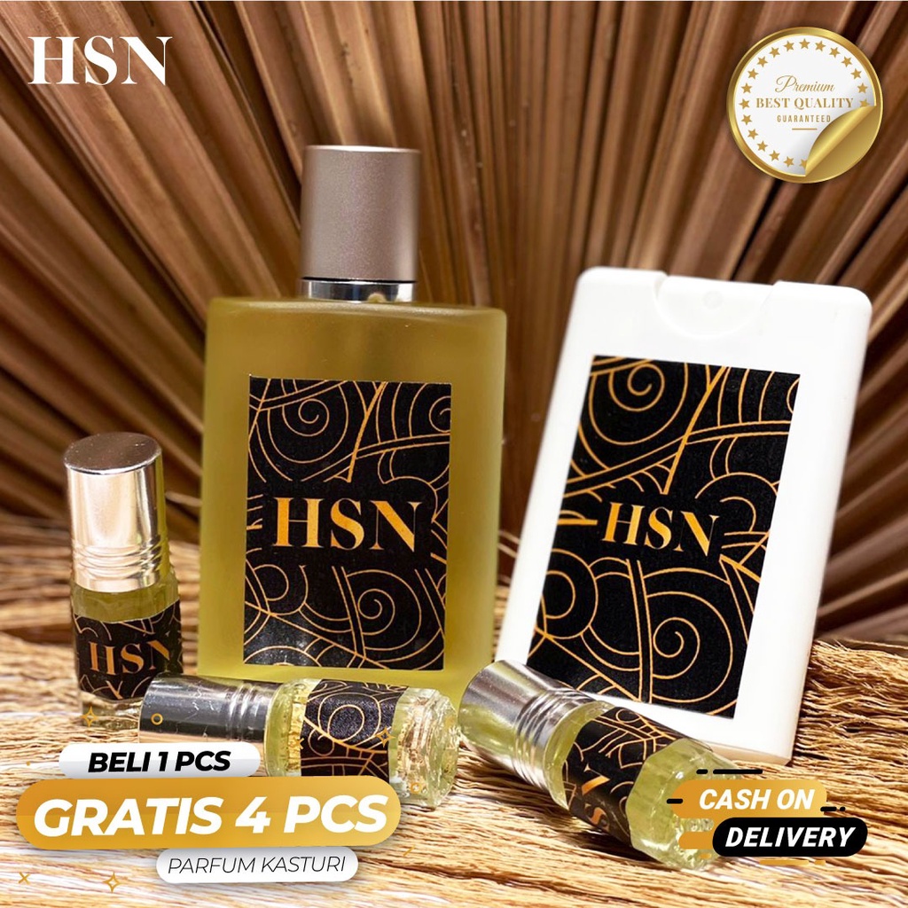 HSN Parfum Kasturi Original non Alkohol Asli Minyak Wangi Kasturi